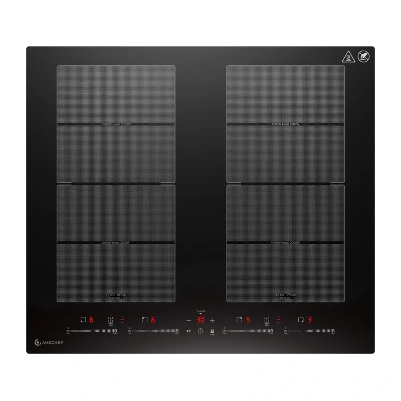 Płyta Indukcyjna AMZCHEF CE-FS-I74S-FFDD10 4 POLA 7400W