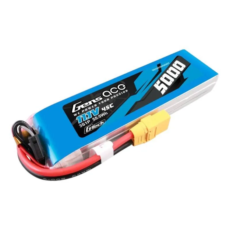 Akumulator GENS ACE G-Tech 5000mAh 11.1V 45C 3S Lipo XT90