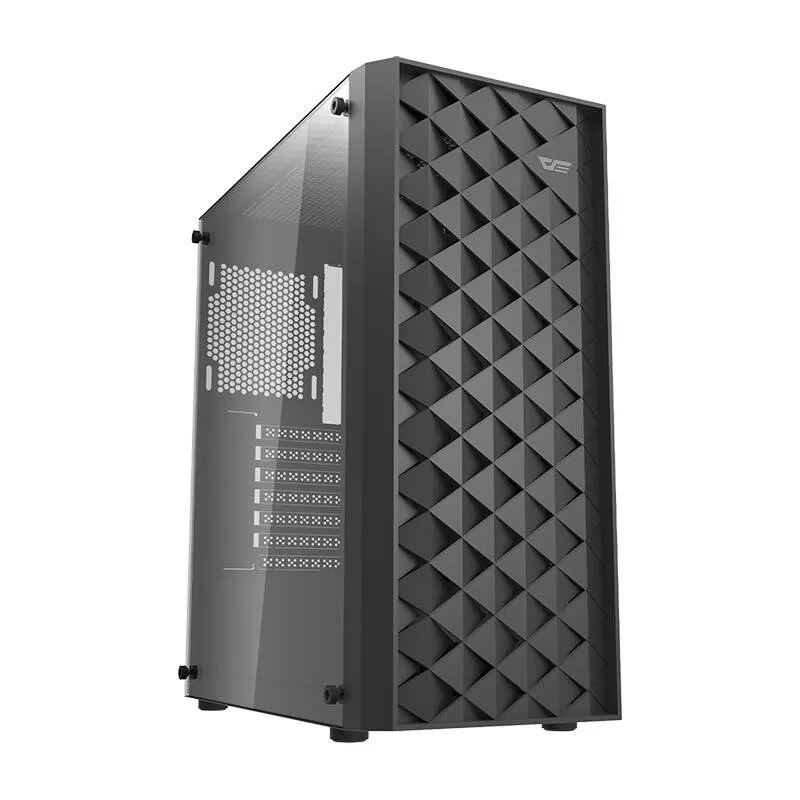 Obudowa Komputerowa DARKFLASH DK351 Middle Tower + 4 RGB - Czarna