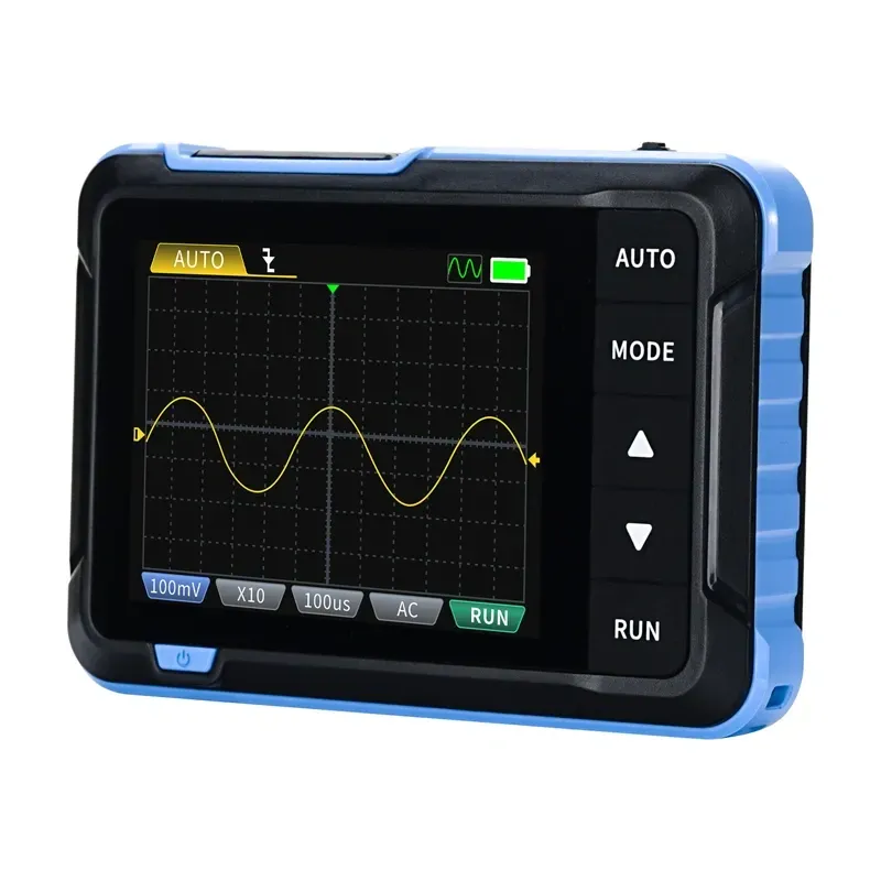 Oscyloskop Przenośny FNIRSI DSO153 2w1 Generator Sygnałów - Niebieski