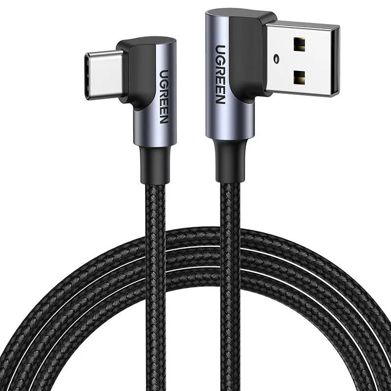 Kabel UGREEN US176 USB-A-USB-C 3m (Czarny)