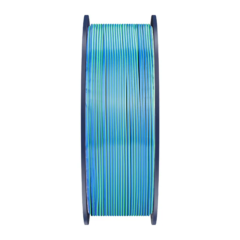 Filament SUNLU PLA+ Silk Tri-Color 1.75mm 1kg (Niebiesko-Zielono-Fioletowy)