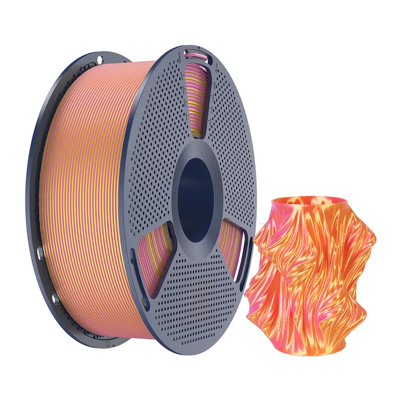 Filament SUNLU PLA+ Silk Dual Color 1.75mm 1kg - Różowo-Złoty