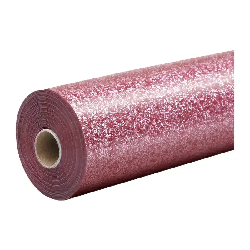 Folia Termotransferowa HTVRONT Glitter 30,5cm X 90cm - Różowa