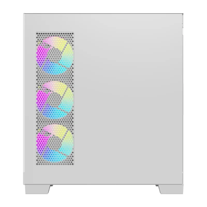 Obudowa Komputerowa DARKFLASH K430 ATX + 6 Wentylatorów - Biała