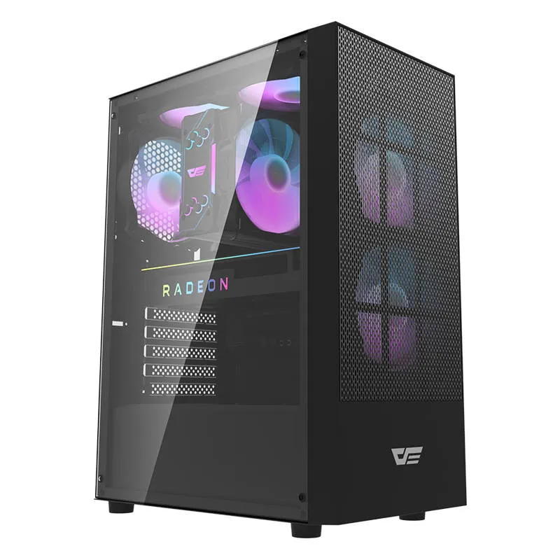 Obudowa Komputerowa DARKFLASH A290 Middle Tower ATX 260mm - Czarna
