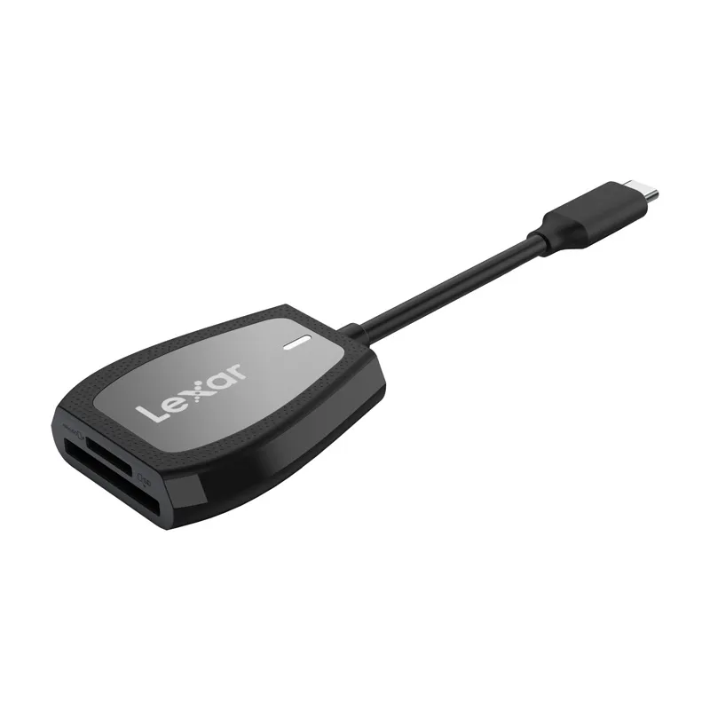 Czytnik Kart LEXAR Dual-Slot SD/MicroSD USB-C Do 312 MB/S