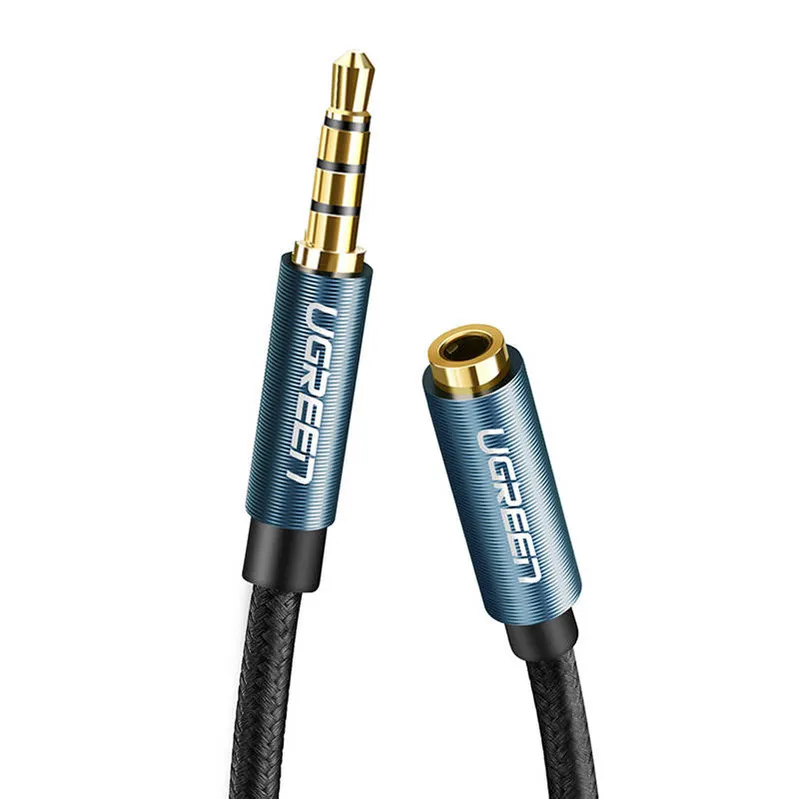 Kabel Przedłużacz UGREEN AV118 Jack 3.5mm 2m - Czarny