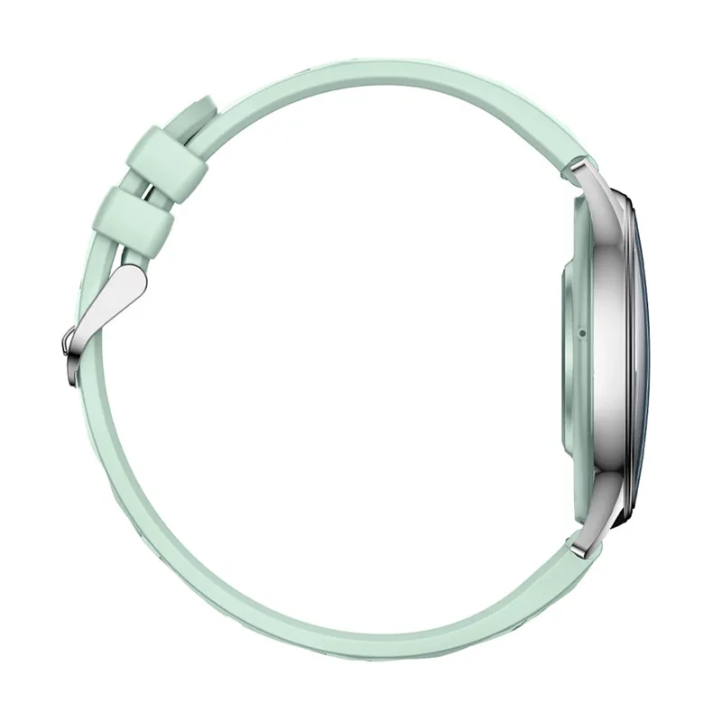 Smartwatch COLMI L28 Z Ekranem AMOLED I Pulsoksymetrem - Srebrno-Zielony