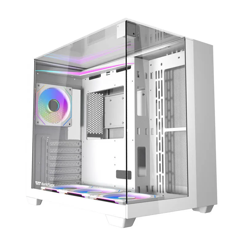 Obudowa Komputerowa DARKFLASH TH285 ATX 4 Wentylatory - Biała
