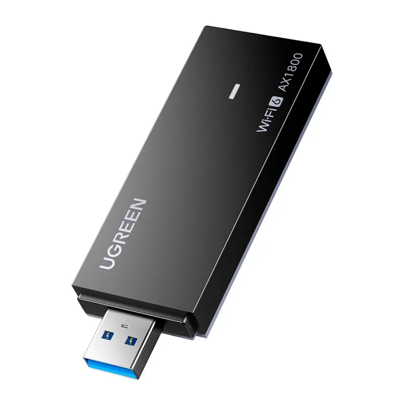 Karta Sieciowa USB UGREEN CM499 Wi-Fi 6 AX1800 - Czarna