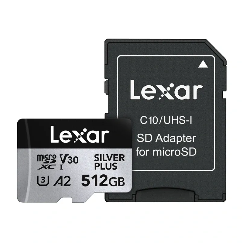 Karta Pamięci LEXAR High-Performance Silver Plus MicroSDXC 512GB + Adapter
