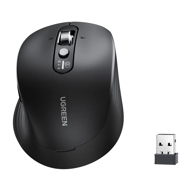 Mysz Bezprzewodowa UGREEN M752 Bluetooth 2.4GHZ - Czarna