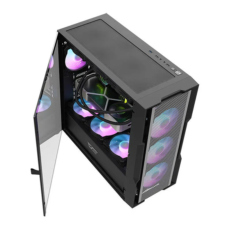 Obudowa Komputerowa DARKFLASH DK431 Mesh 4X ARGB - Czarna