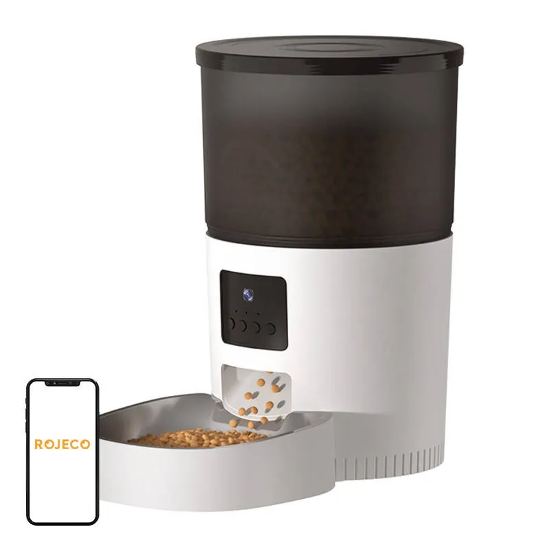Dozownik Karmy Z Kamerą ROJECO Pet Feeder WIFI 3l