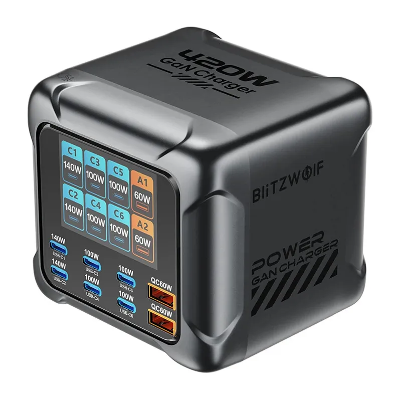 Ładowarka BLITZWOLF BW-S33 420W 8 Portów