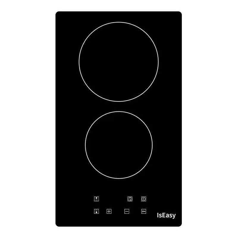 Płyta Ceramiczna ISEASY T2V-01M 2 POLA 3 kW - Czarny