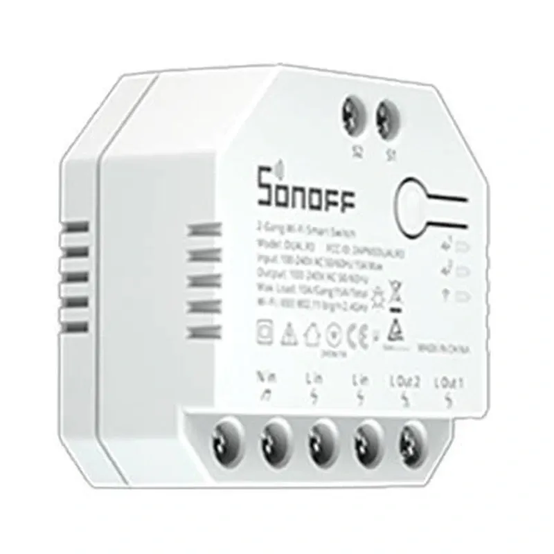 Przekaźnik SONOFF Dual R3 Wi-Fi 2-KANAŁOWY Z Pomiarem Mocy