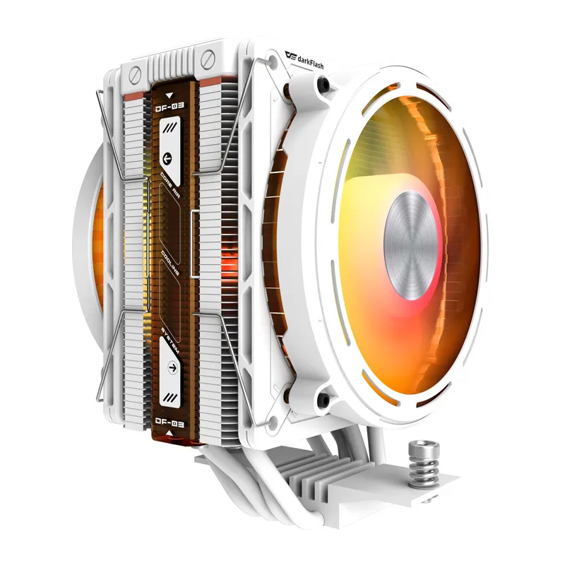 Chłodzenie CPU DARKFLASH E400 PLUS Do 235W ARGB - Białe