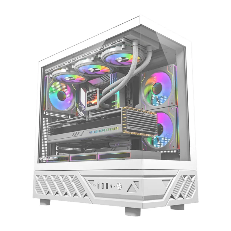 Obudowa Komputerowa DARKFLASH DS950 ATX + 6 Wentylatorów - Biała