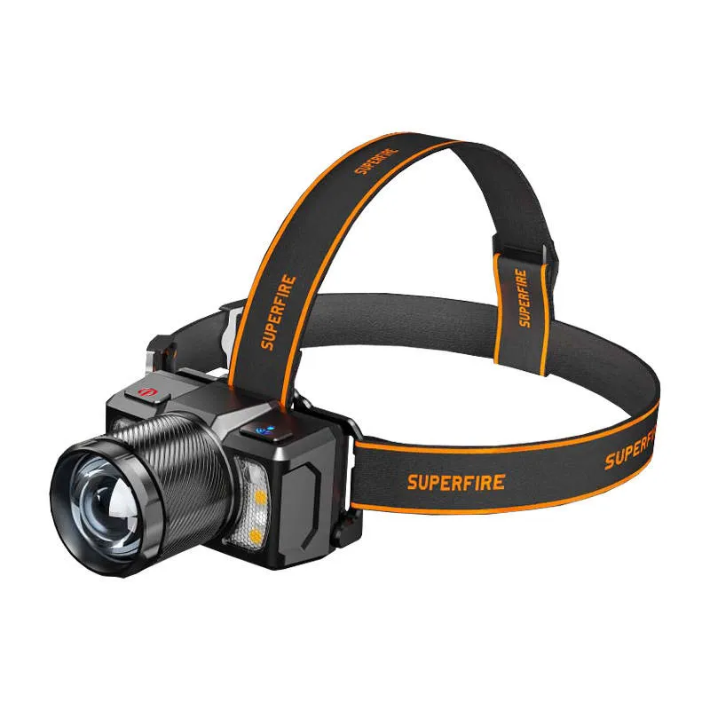 Latarka Czołowa SUPERFIRE HL25 700LM USB-C - Czarny