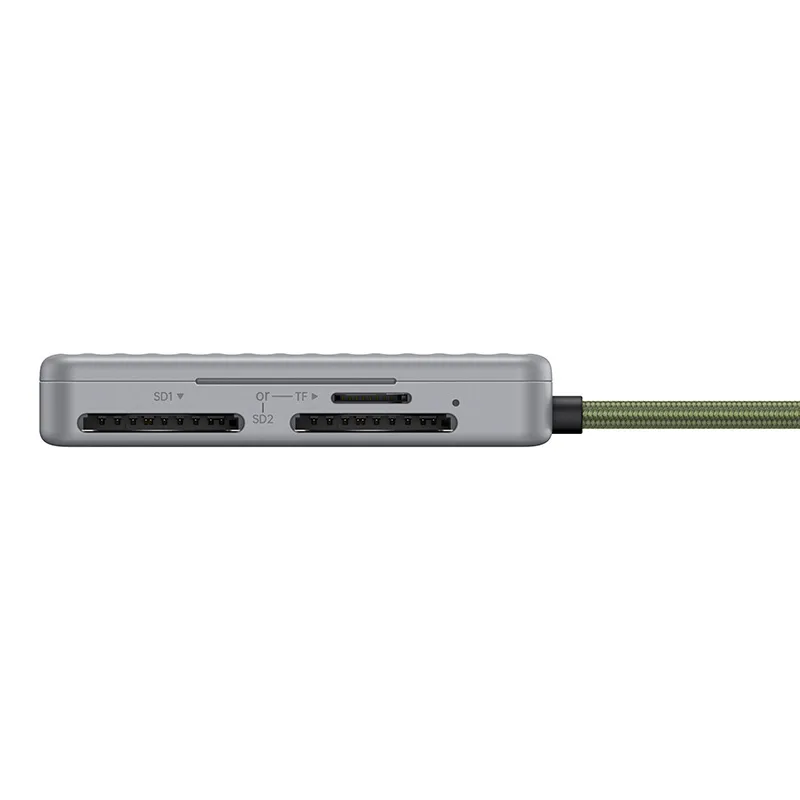 Czytnik Kart UGREEN CM868 USB-C 2XSD 1XTF 170MB/S - Szary