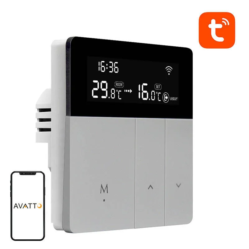 Termostat Inteligentny AVATTO WT50 Wi-Fi Tuya 3A