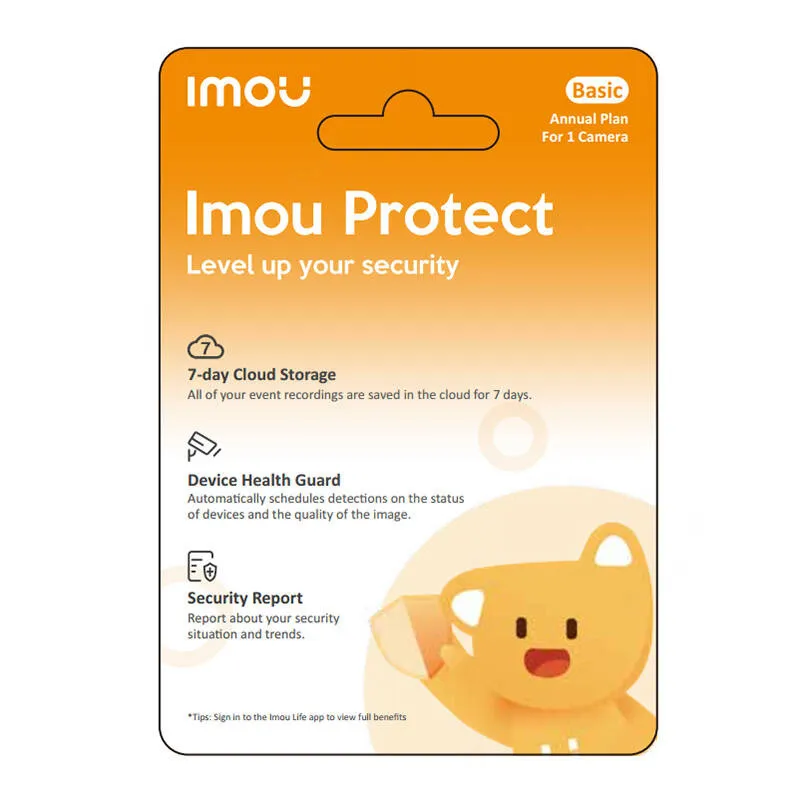 Subskrypcja IMOU Protect Basic 1 Rok - Bezpieczna Chmura