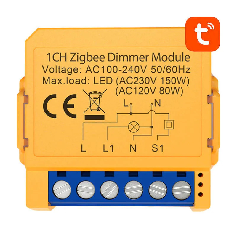 Przełącznik Dopuszkowy AVATTO ZDMS16-1 Zigbee 3.0