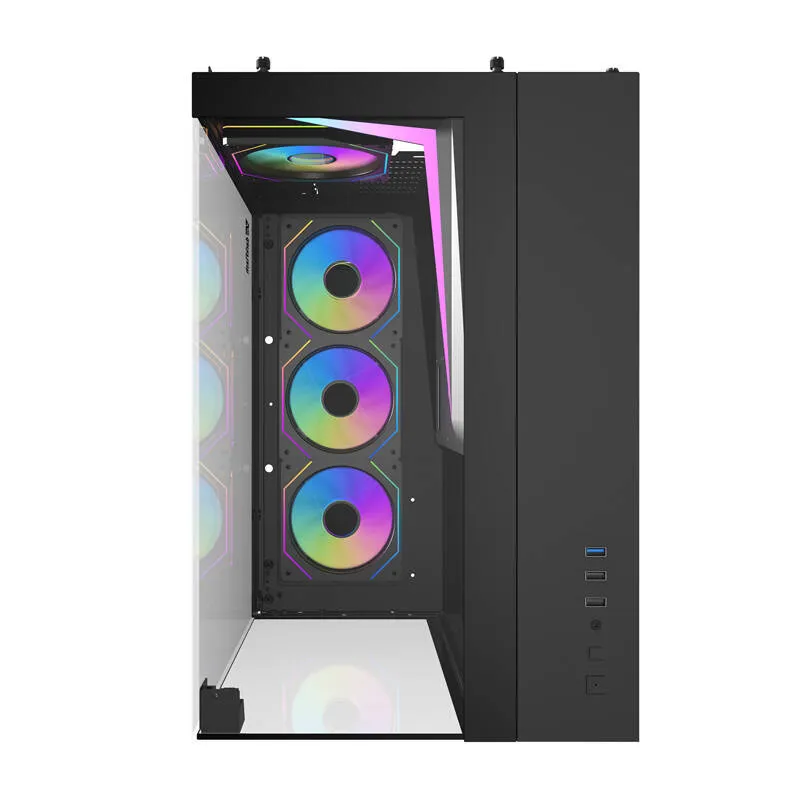 Obudowa Komputerowa DARKFLASH TH285 ATX + 4 Wentylatory - Czarna