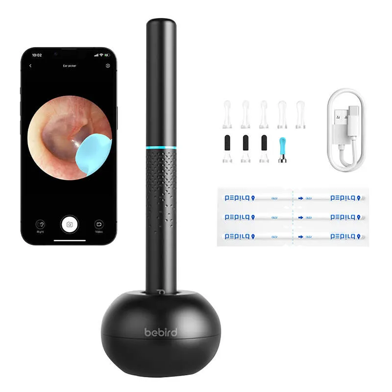 Otoskop Z Kamerą BEBIRD M9 S 10MP 1080P - Czarny