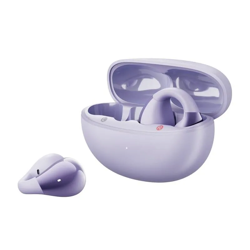 Słuchawki QCY Crossky Clip C30 Bluetooth 5.4 300H Pracy - Fioletowe