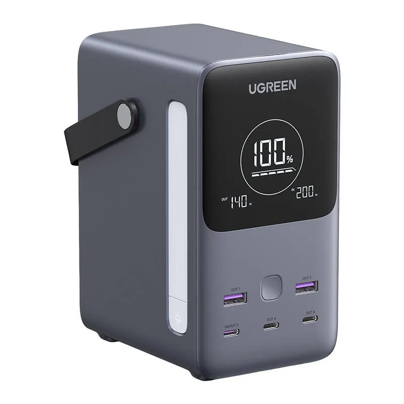 Powerbank UGREEN PB770 48000mAh 300W 6-PORTOWY - Szary