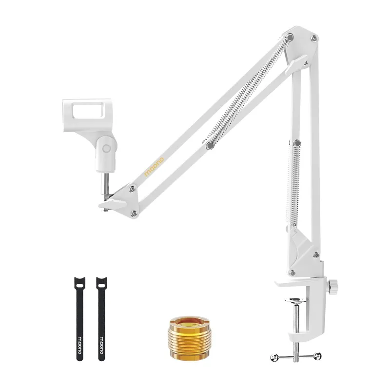 Uchwyt Do Mikrofonu MAONO BA20 Z Ramieniem 33 cm - Biały