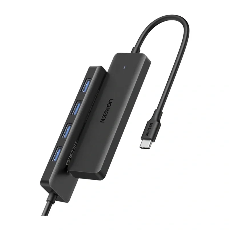 Hub UGREEN CM219 4-PORTOWY USB 3.2 GEN1 - Czarny
