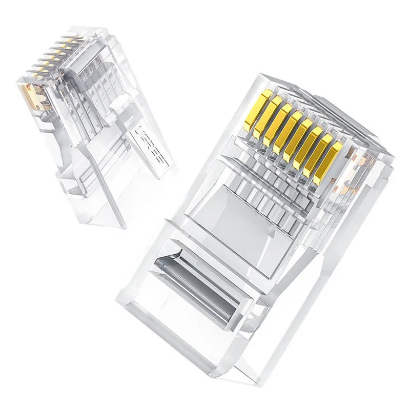 Wtyczka RJ45 UGREEN NW120 Cat 6 10-PAK - Przezroczysta
