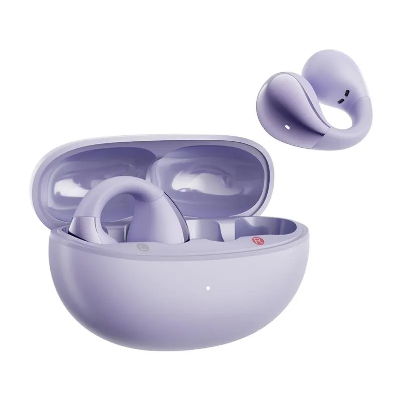 Słuchawki QCY Crossky Clip C30 Bluetooth 5.4 300H Pracy - Fioletowe