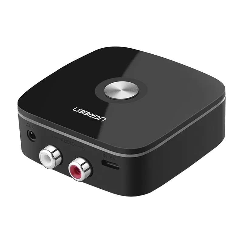 Adapter Bluetooth UGREEN CM106 2XRCA+JACK 3.5mm - Czarny