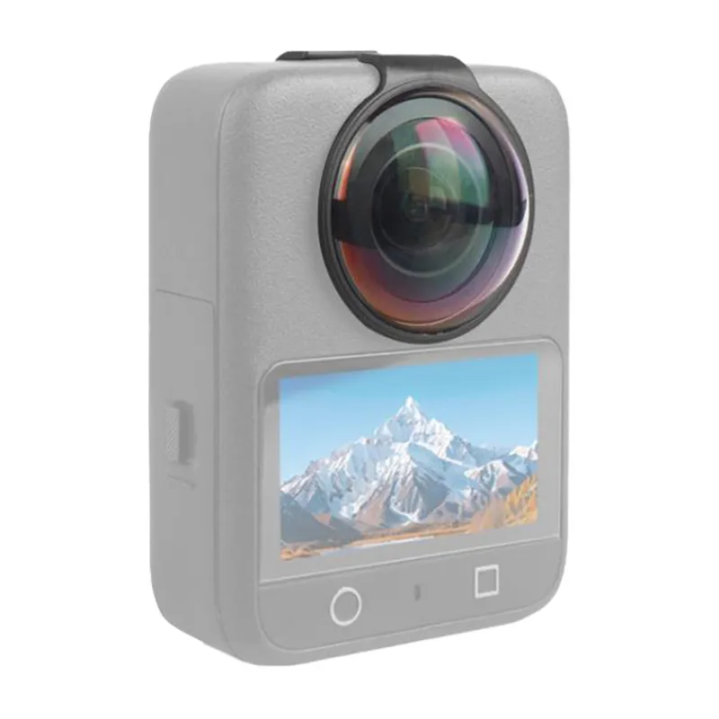 Hartowane Szkło Ochronne PULUZ Na Obiektyw DJI Osmo 360 - Czarne