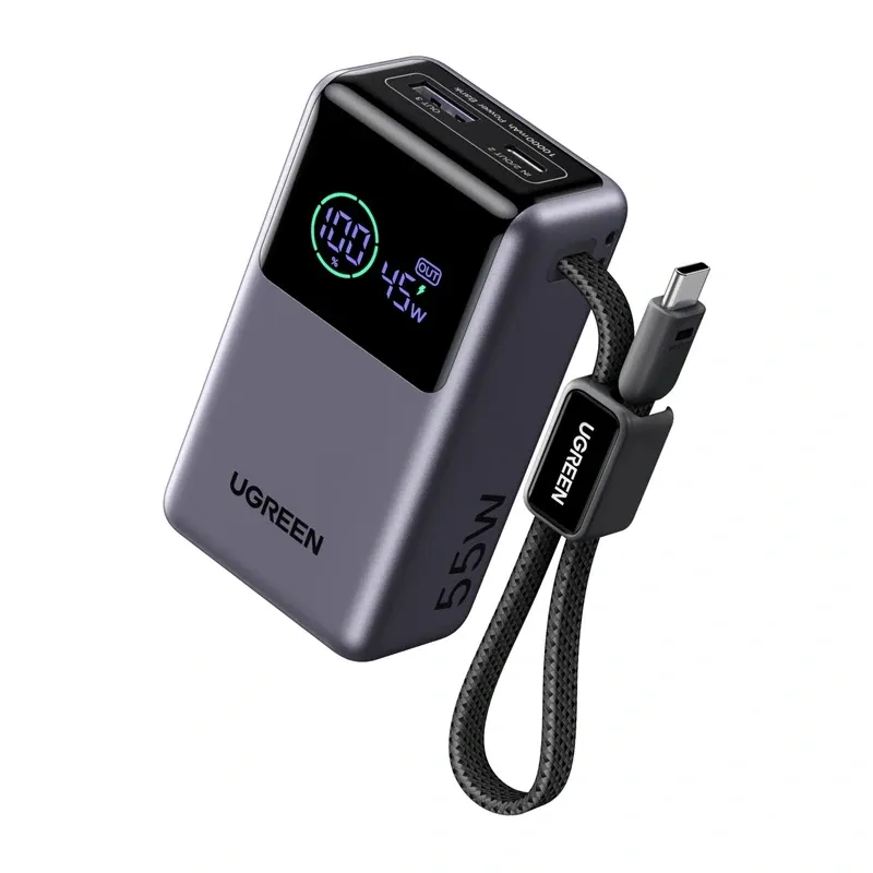 Powerbank UGREEN PB727 10000mAh 55W USB-C - Czarny