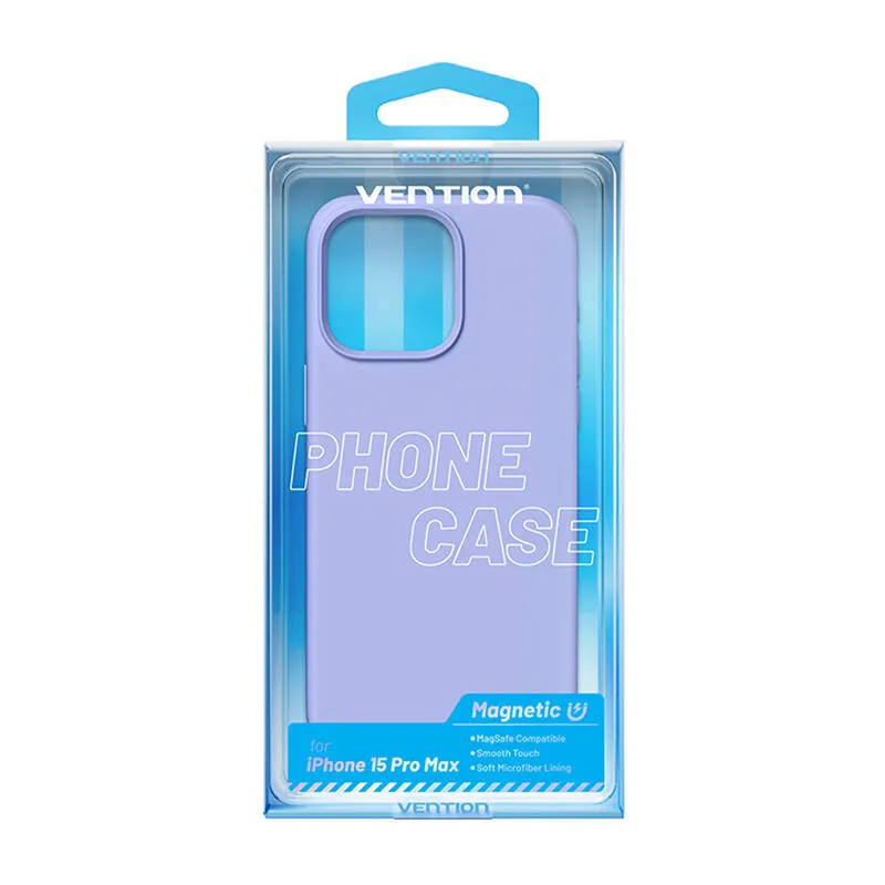 Etui Silikonowe VENTION KUFV0-40 Do IPhone 15 Pro Max - Fioletowe