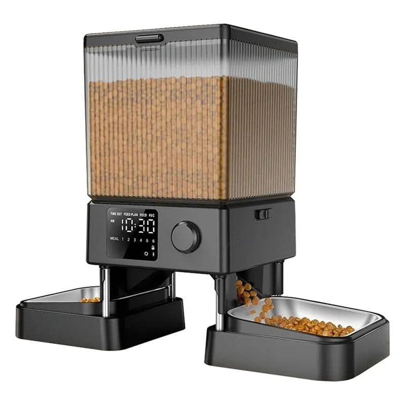 Dozownik Karmy ONEISALL Podwójny Automatyczny 2kg Bateryjny
