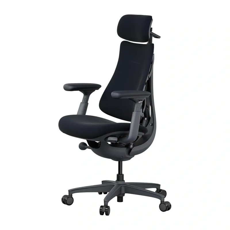 Krzesło Ergonomiczne LIBERNOVO Omni 45cm - Czarne