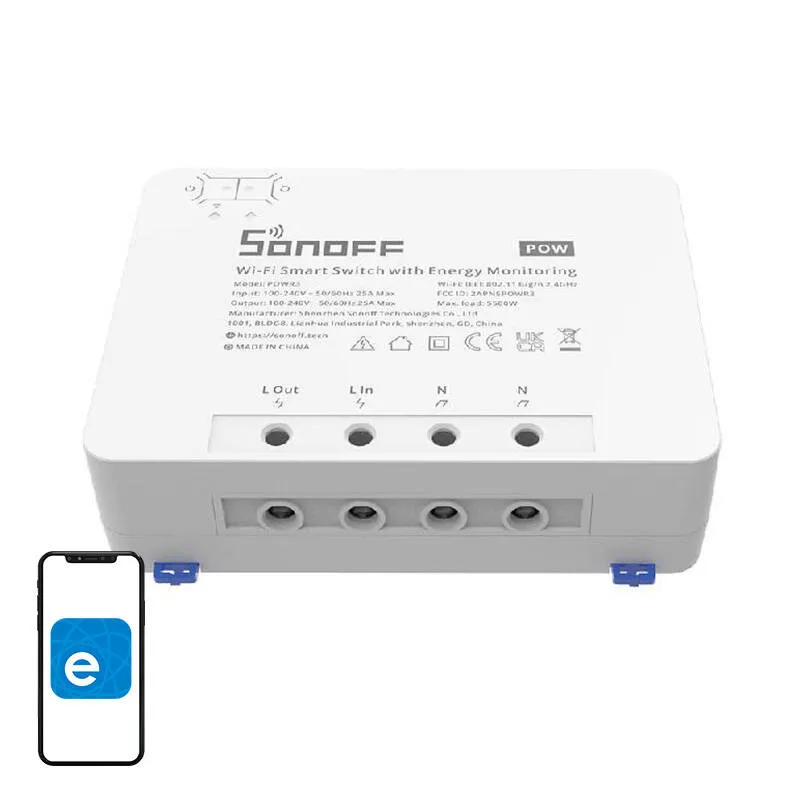 Przełącznik SONOFF POWR3 Wi-Fi Z Pomiarem Energii 5500W