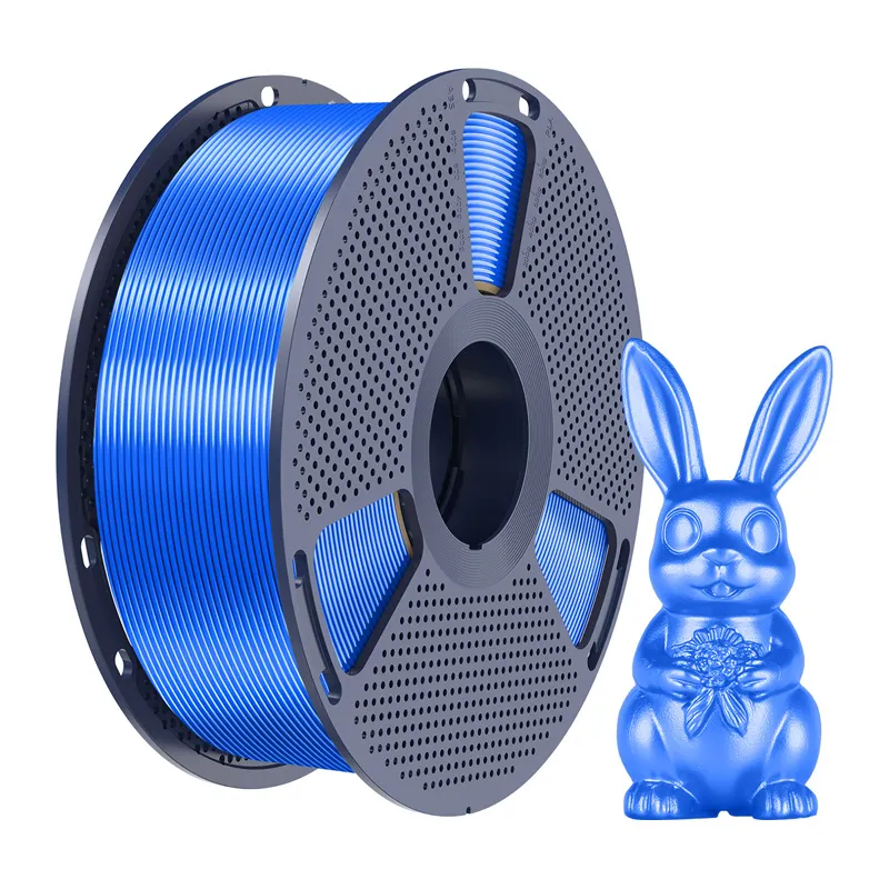 Filament SUNLU PLA+ Silk 1.75mm 1kg - Niebieski