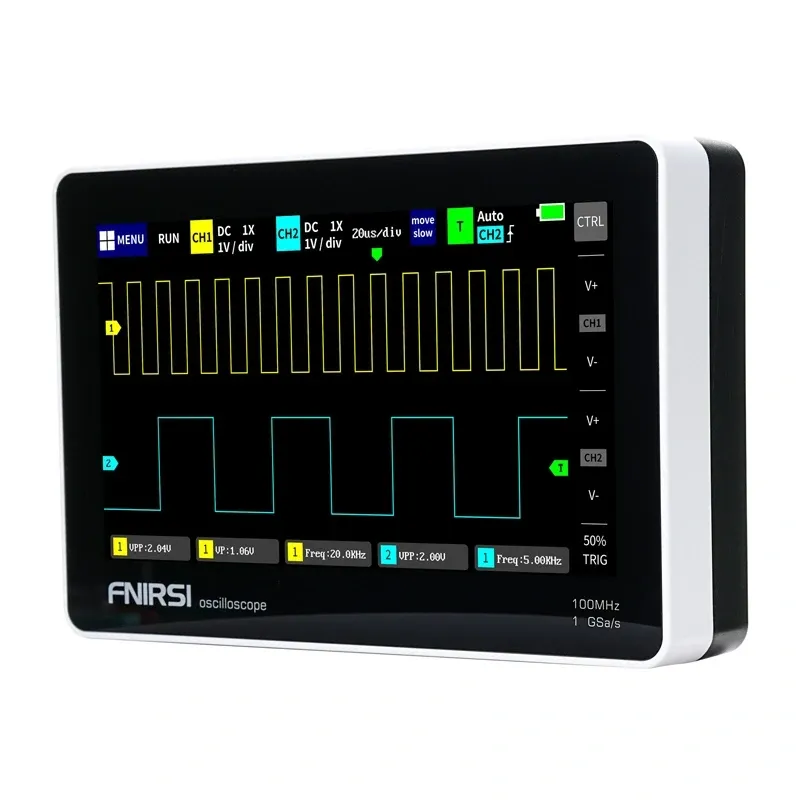 Oscyloskop Przenośny FNIRSI 1013D 100MHZ 7 Cali Ekran Dotykowy