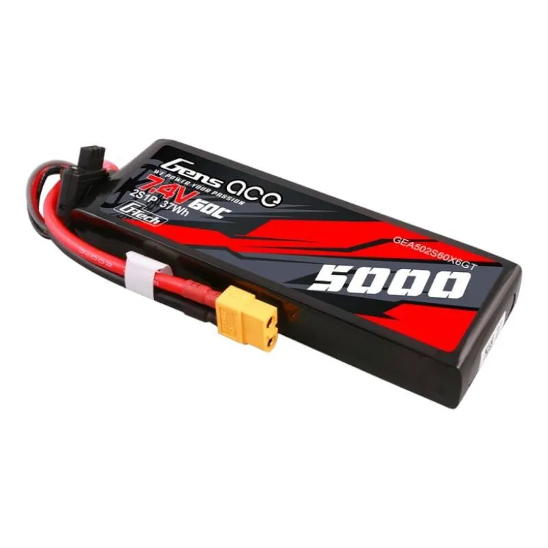 Akumulator GENS ACE G-Tech 5000mAh 7.4V 60C 2S1P XT60