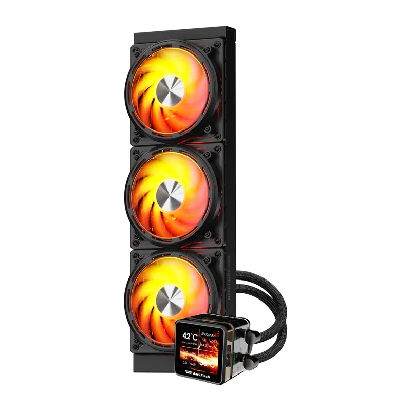 Chłodzenie Wodne DARKFLASH DE360 Do Procesora Ekran IPS - Czarne