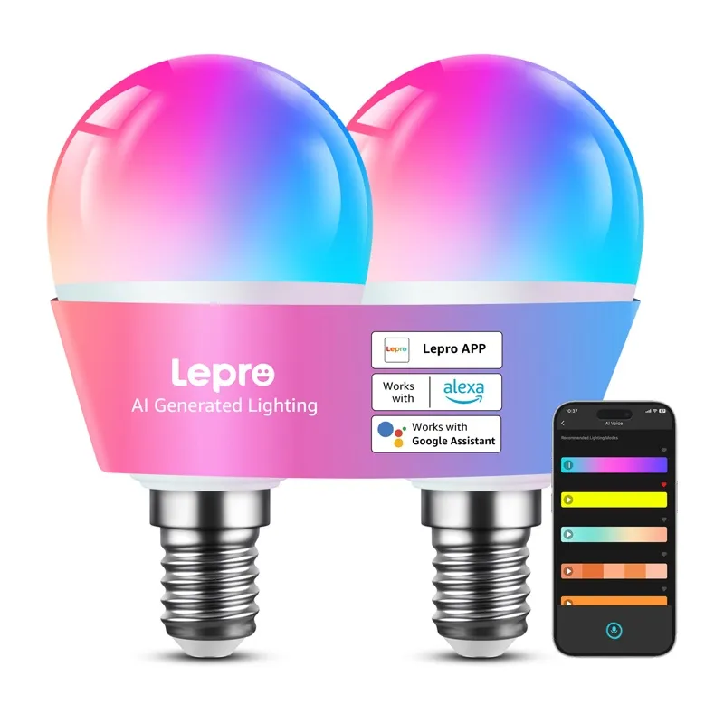 Żarówka LED LEPRO BP1-2 E14 Bluetooth Wi-Fi 470LM 2szt