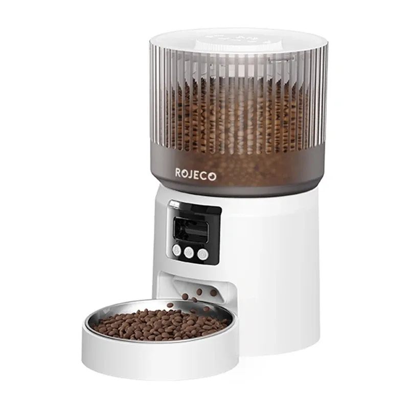 Dozownik Karmy ROJECO Smart Pet Feeder Z Kamerą 1080P 4l